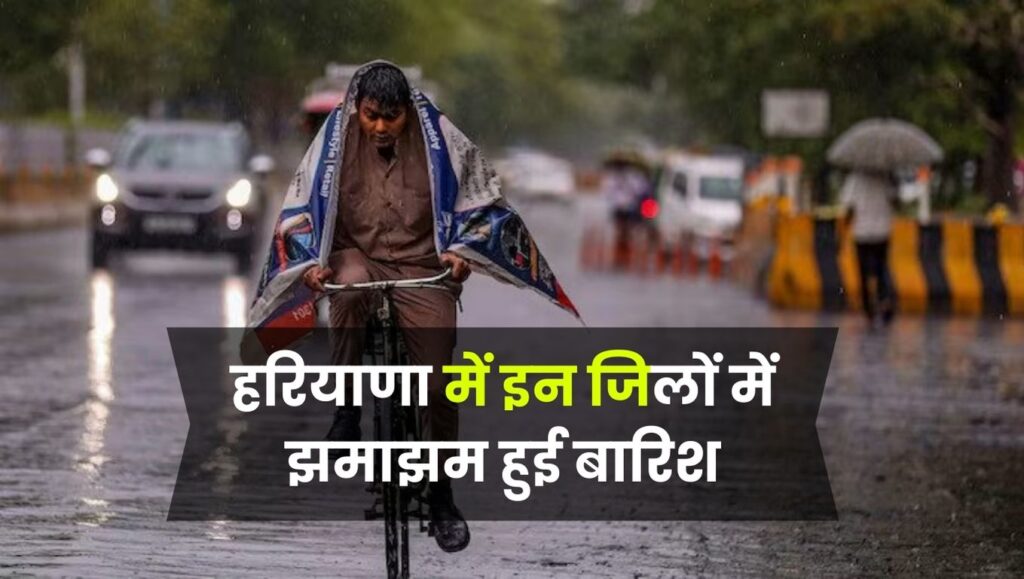 Haryana Rainfall Alert