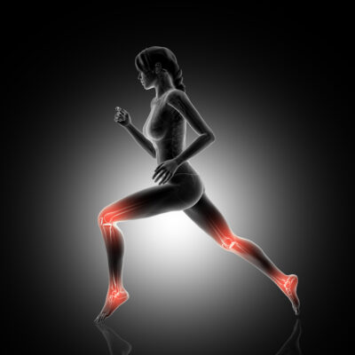 3d-render-female-figure-jogging-with-knee-ankle-joints-highlighted