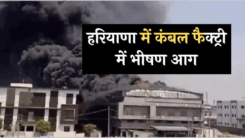 Haryana News: हरियाणा में कंबल फैक्ट्री में भीषण आग, सब हुआ तबाह... फायर ब्रिगेड की गाड़ियां मौके पर