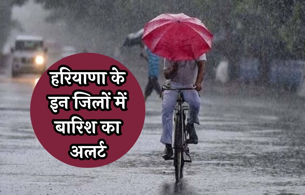 Haryana Weather News: हरियाणा के इन जिलों में बारिश का अलर्ट! IMD ने लोगों से की ये अपील