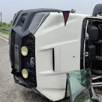 Kurukshetra News: Minister of State Subhash Sudha's escort car crashes on NH 152D, accident occurs in Pehowa